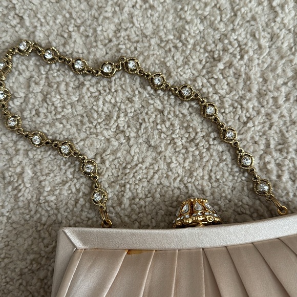 Champagne clutch by Nordstrom. - Picture 5 of 8